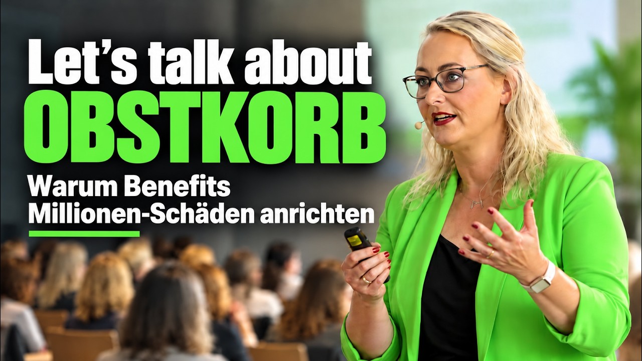 Keynote Sabrina ten Brink: Let's talk about Obstkorb – Warum Benefits Unternehmen Millionen kosten können